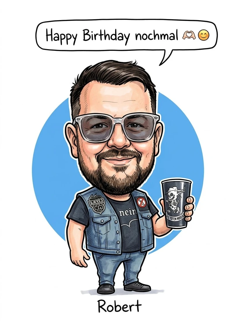 smileonx wall Karikatur: Robert